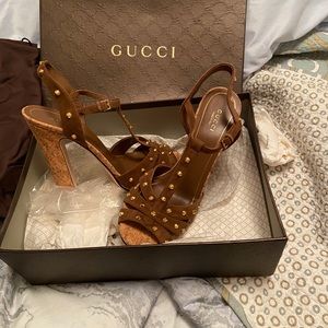 Gucci Cork Pumps